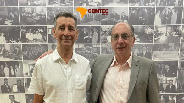 Presidentes da UGT e CONTEC se reúnem em Brasília