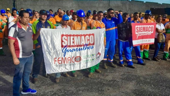 SIEMACO GUARULHOS REALIZA ASSEMBLEIA PARA CAMPANHA SALARIAL DOS TRABALHADORES EM ÁREAS VERDES