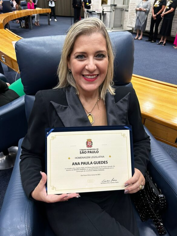 Líder do grupo CONTEC Mulher recebe homenagem em São Paulo