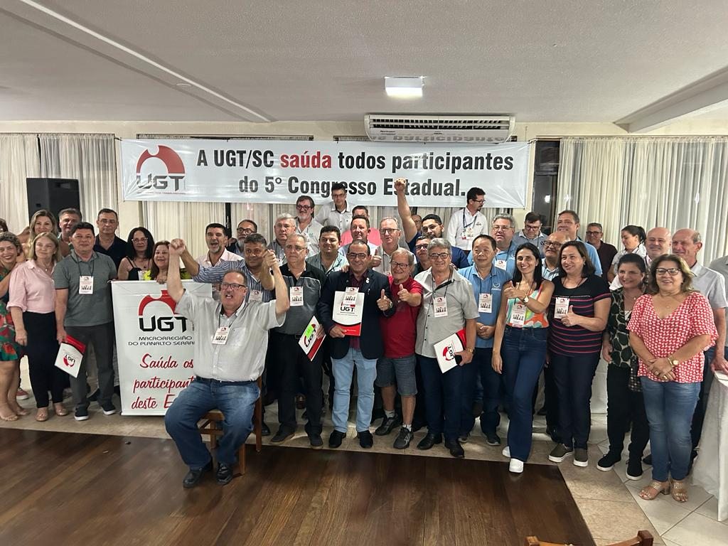 Mazinho é reeleito presidente da UGT-SC