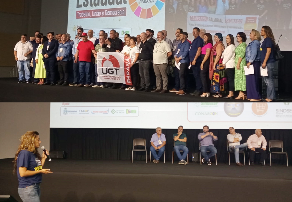 SIGMUC participa do 5º Congresso Estadual e passa a integrar diretoria da UGT Paraná