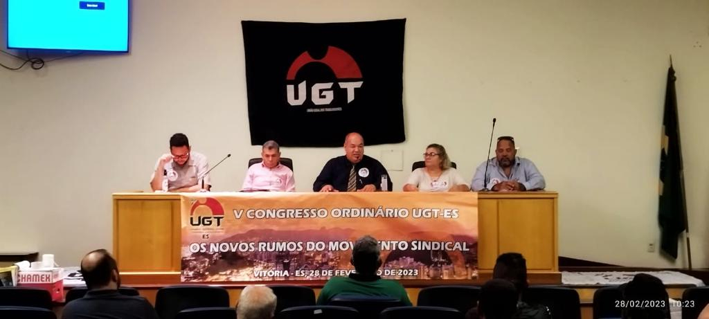 UGT-ES realiza congresso e elege Juscelino dos Santos presidente