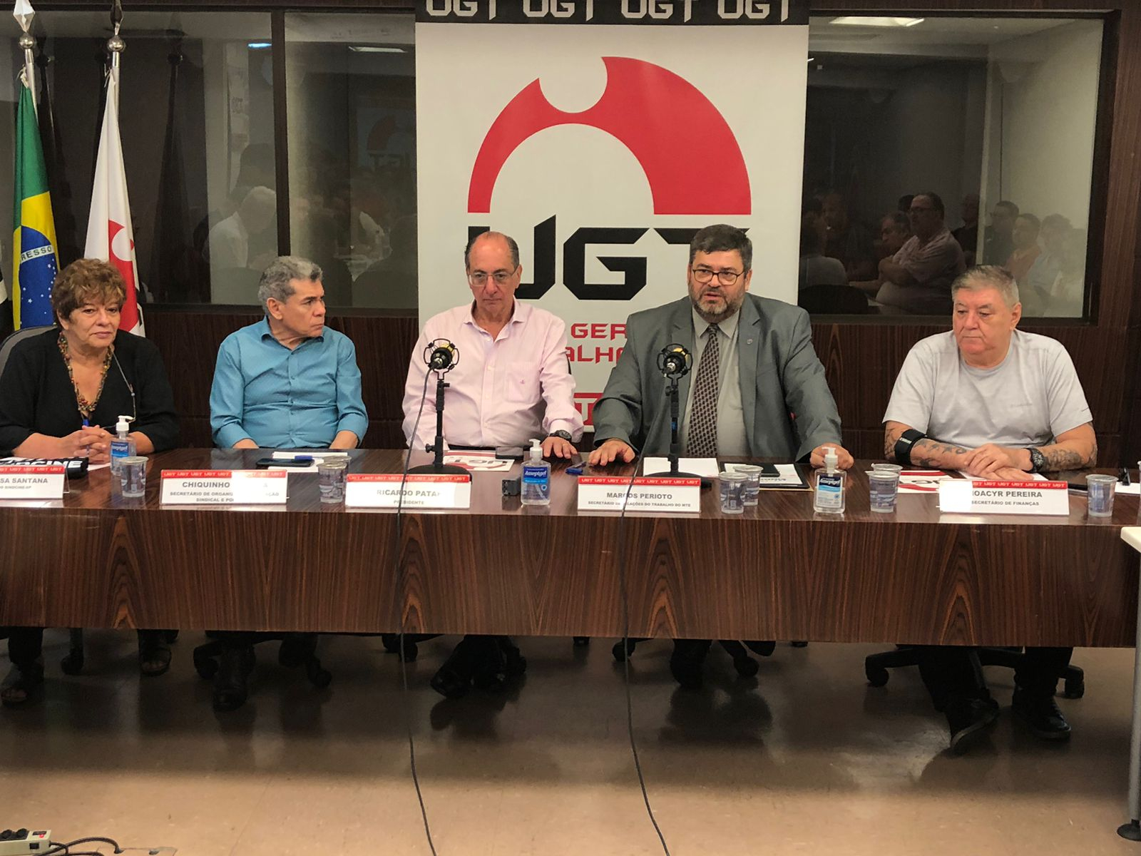 UGT recebe Marcos Perioto secretário Nacional de Relações de Trabalho