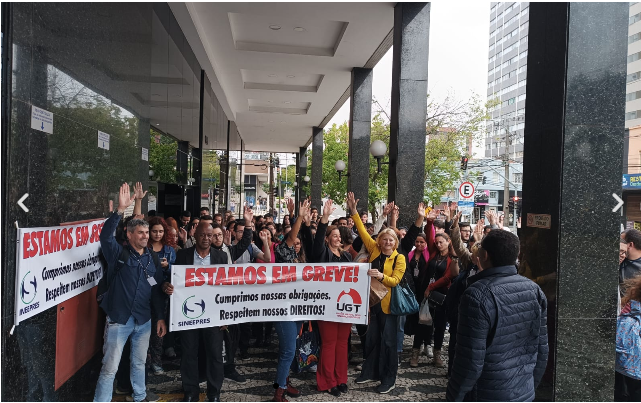 Sineepres na base: Trabalhadores da Equip Seg entram em greve