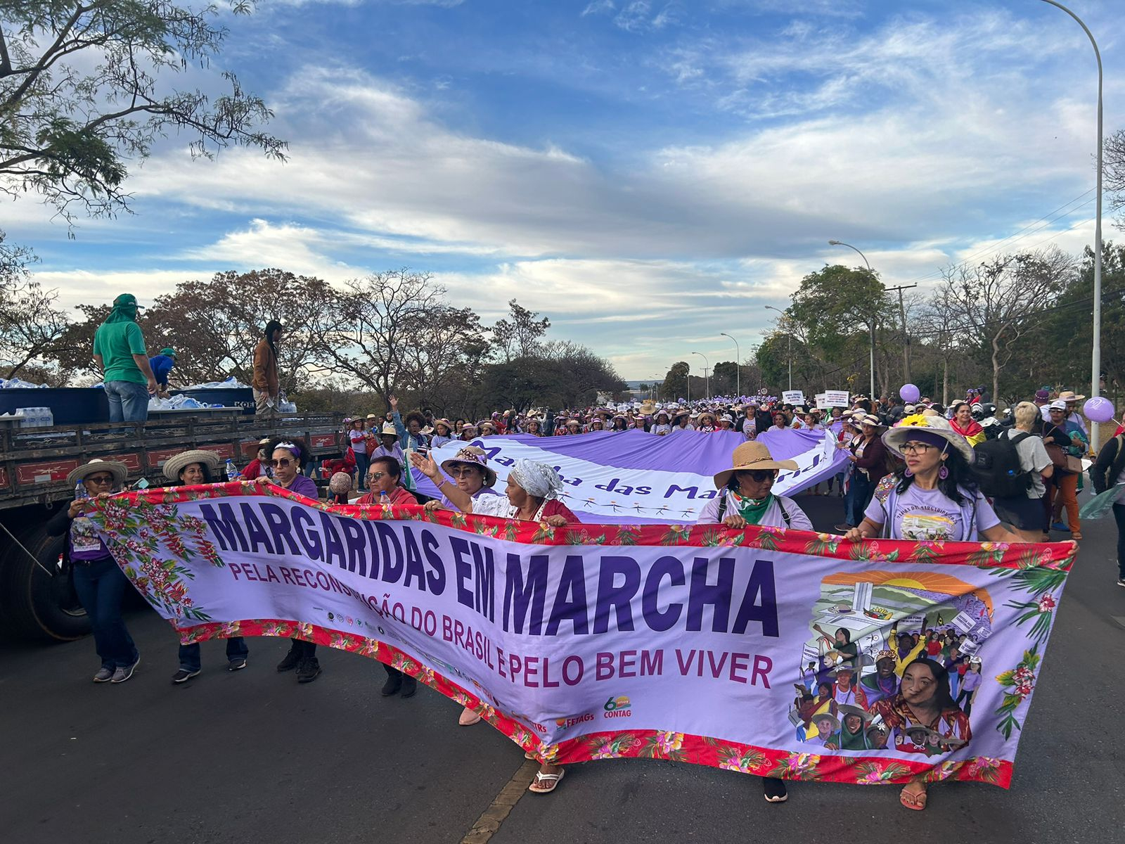 Mulheres ugetistas participam da 7ª edição da Marcha das Margaridas