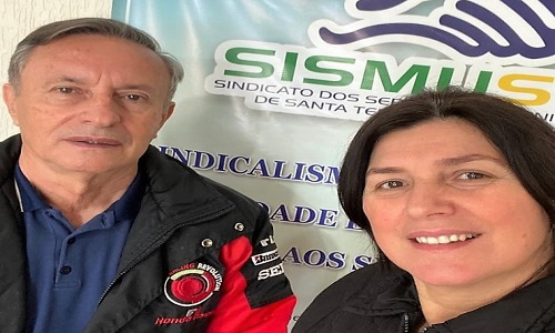SANTA TEREZINHA DE ITAIPU: Presidente da Fesmepar discute demandas administrativas com a presidente do SISMUSTI