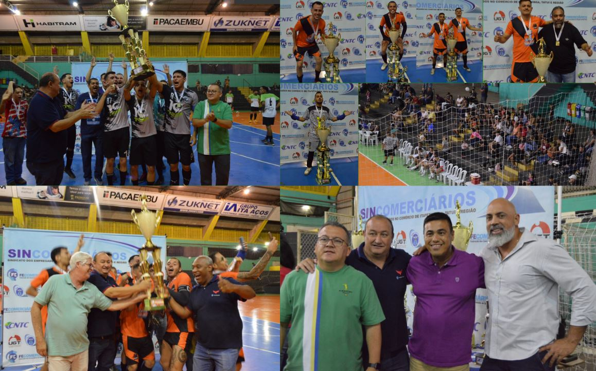 Chega ao fim a Copa dos Comerciários de Itapetininga Equipe Torra Torra venceu a Série Ouro; Série Prata ficou com o time Foka Calçados