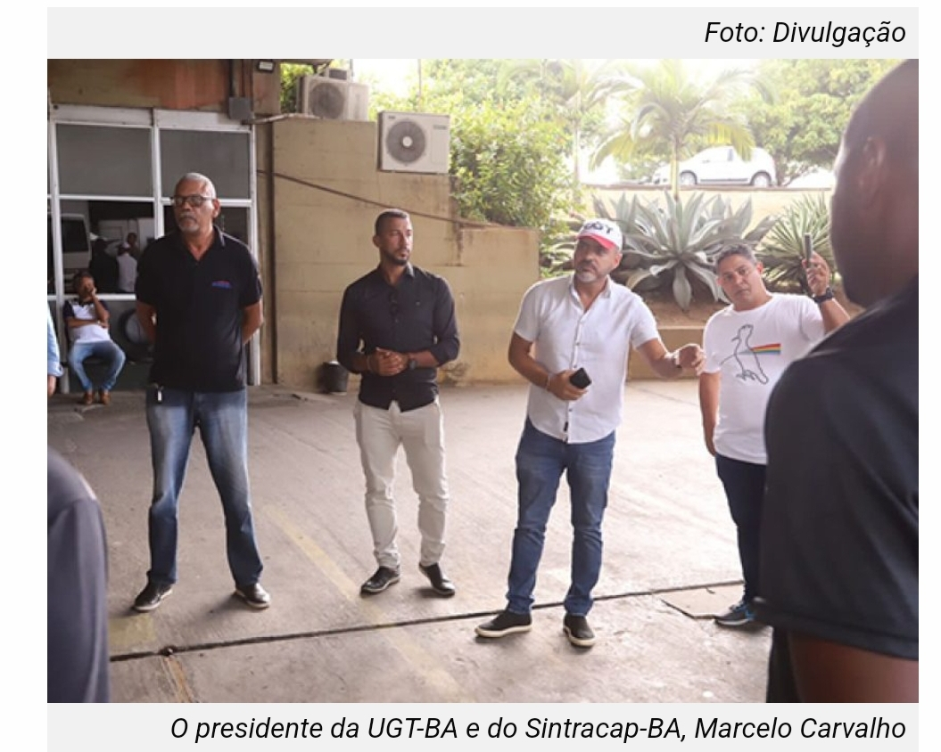 Presidente da UGT-BA, Marcelo Carvalho comemora reajuste “histórico” para trabalhadores terceirizados do Estado
