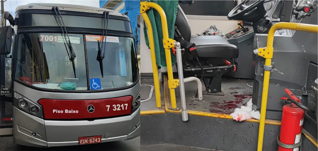Motorista da Viação Metrópole Paulista M’Boi Mirim é agredido por passageiro e Sindicato cobra providências da PM e SPTRANS
