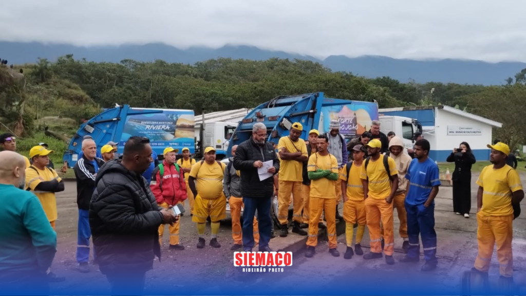 Siemaco Ribeirão Preto Apoia Trabalhadores da Limpeza Urbana na Baixada Santista