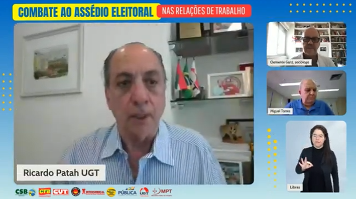 Ricardo Patah Participa do Lançamento da Campanha Contra o Assédio Eleitoral