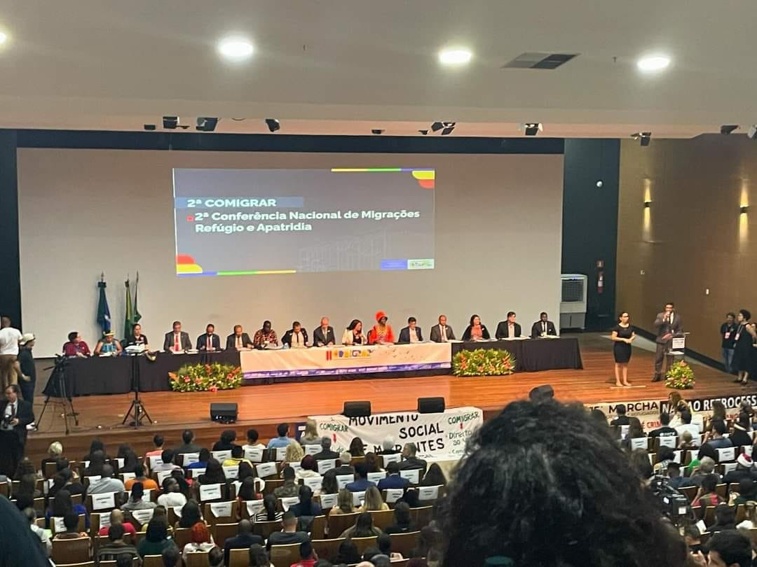 Benazira Djoco destaca a importância da 2ª Conferência Nacional de Migrações, Refúgio e Apatridia em Brasília