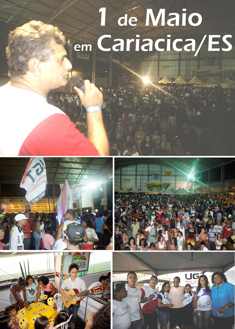 10 mil pessoas prestigiam 1º de maio em Cariacica no Espírito Santo
