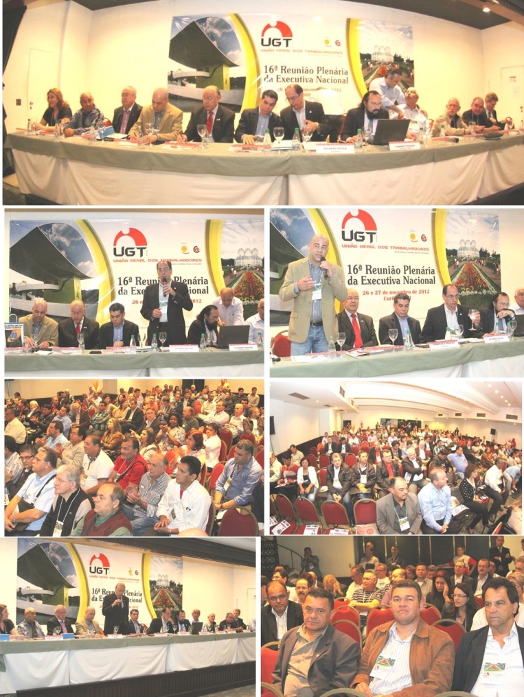 16ª Reunião Plenária da Executiva Nacional da UGT aponta ações para 2013