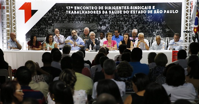 17º Encontro de Dirigentes Sindicais e Trabalhadores da Saúde  do Estado de São Paulo