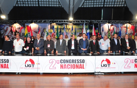 2º Congresso da UGT reúne 3.500 trabalhadores e recebe a saudação do governador Geraldo Alckmin e de personalidades do movimento sindical