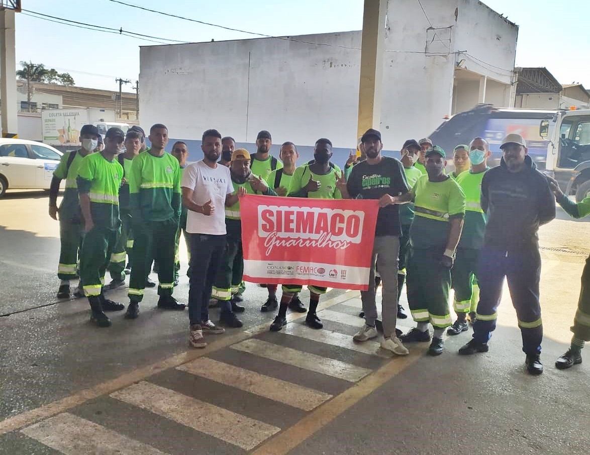 CIPA REUNE COLETORES DE LIXO DA EMPRESA CONSÓRCIO LIMPA GUARULHOS PARA VOTAÇÃO