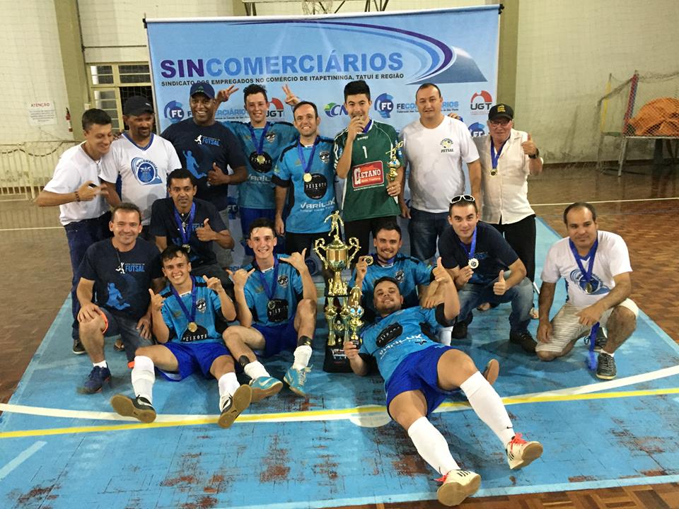 Caetano Material de Construção fatura Copa de Futsal do Sincomerciários de Tatuí