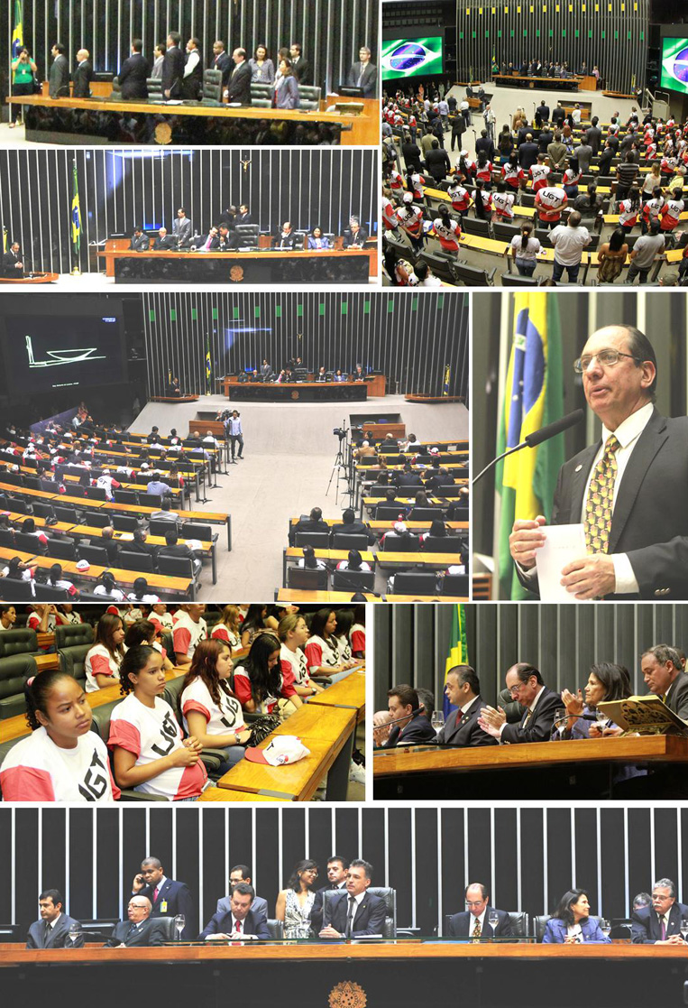 Câmara dos Deputados homenageia os cinco anos da UGT