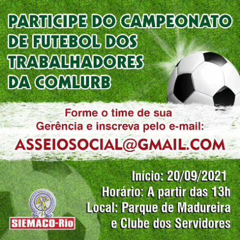 Campeonato De FUT-7 Dos Trabalhadores da Comlurb