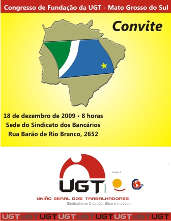 Congresso de Fundação da UGT do Mato Grosso do Sul