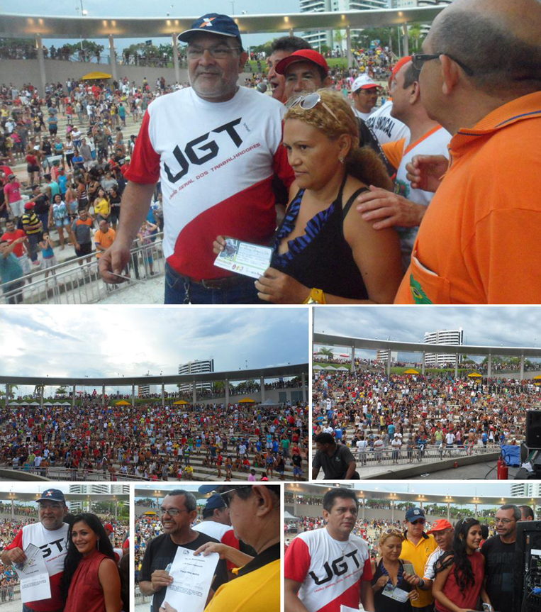 Dia do trabalhador unificado reúne mais de 50 mil pessoas em Manaus