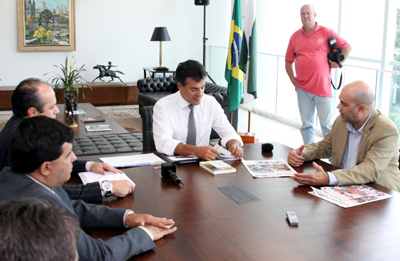 Dirigentes da UGT-Parana ganham apoio do #governador Beto Richa para alterar MP dos Portos
