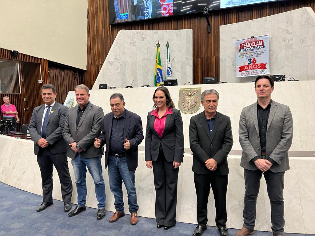 ENTIDADE FILIADA A UGT-PR -FEMOCLAN -É HOMENAGEADA NA ASSEMBLEIA LEGISLATIVA DO PARANA