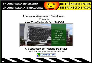 FENASDETRAN  promoverá congresso sobre trânsito em Fortaleza