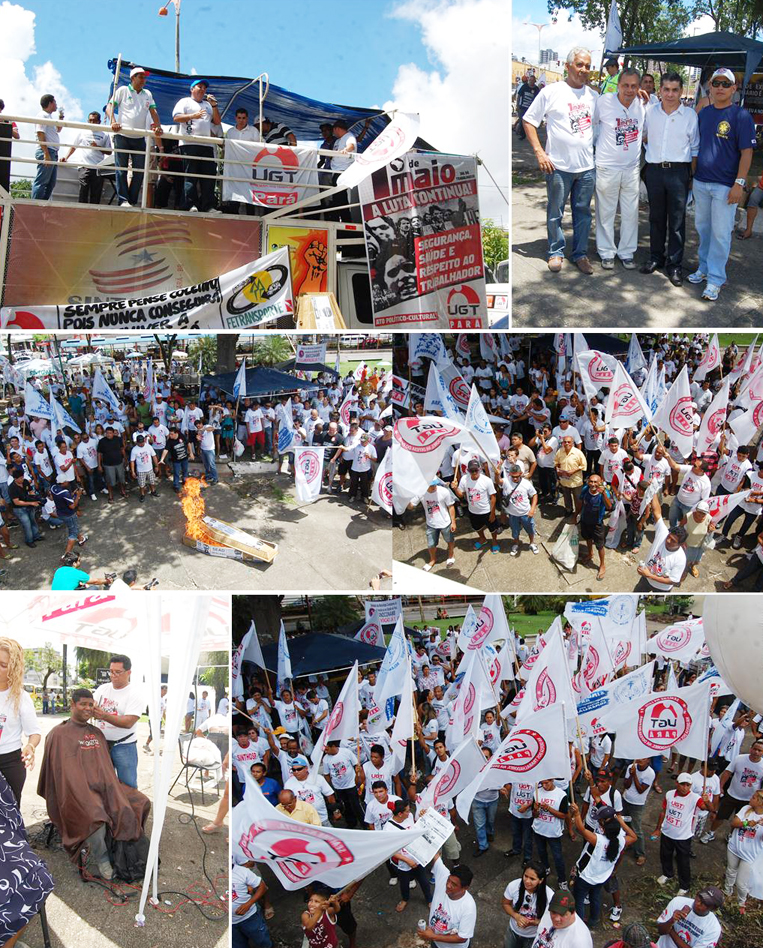 Festa do 1º de Maio da UGT Pará reúne  2 mil trabalhadores