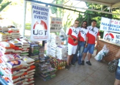 Festa solidária com arrecadação de alimentos marca o dia do trabalhador em Goiás