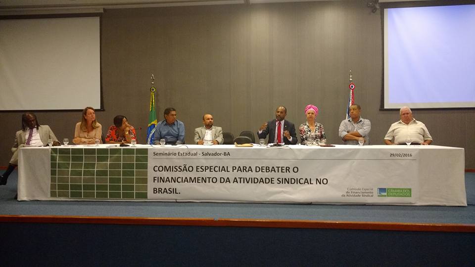 Financiamento sindical é tema de reunião na Assembleia Legislativa da Bahia