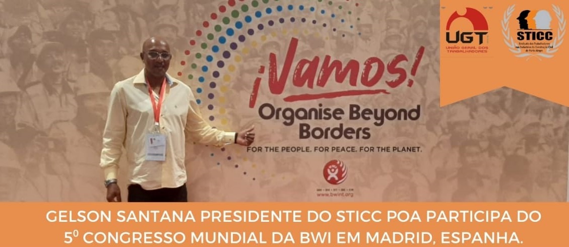 Gelson Santana participa do 5º Congresso Mundial da BWI, em Madri, Espanha