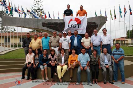 Grupo de Brasileiros na Venezuela - Seminário Internacional de Formação Sindical