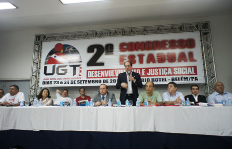 Líderes sindicais prestigiam o II Congresso da UGT Pará