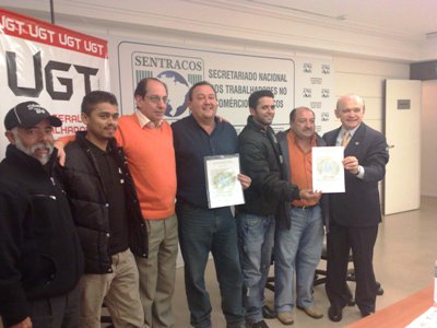 Medeiros entrega na UGT cartas para dois  sindicatos de motoboys