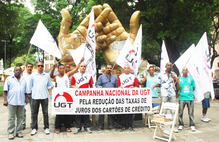 Mobilização contra os juros do Cartão na Bahia