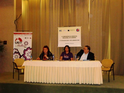 Mulheres representam a UGT em conferência do Paraguai