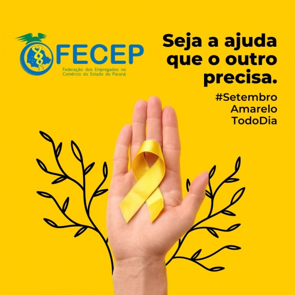 Prevenção ao suicídio marca a campanha “Setembro amarelo” na FECEP