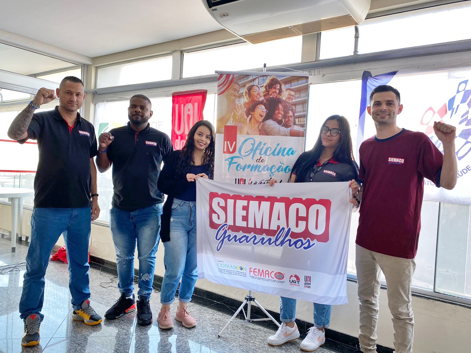 SIEMACO GUARULHOS REPRESENTADO NA OFICINA DE FORMAÇÃO UNI JUVENTUDE!