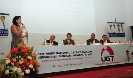 Seminário da UGT discute organização sindical dos servidores públicos