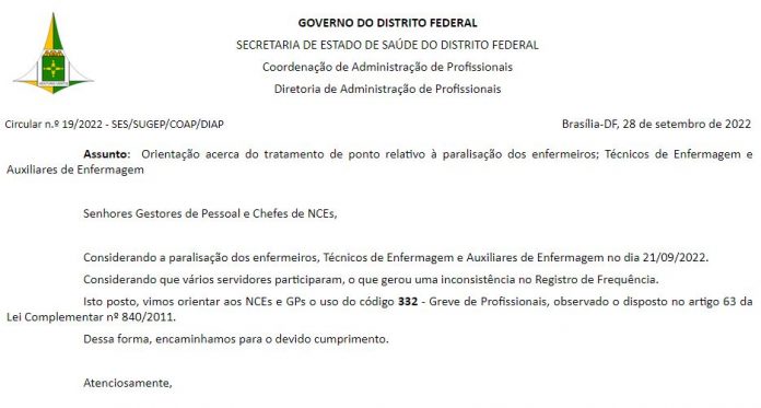 Servidores não terão ponto cortado devido a paralisação do dia 21