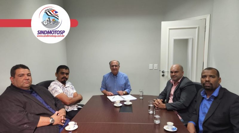 SindimotoSP reúne-se com Geraldo Alckmin para discutir precarização do motofrete