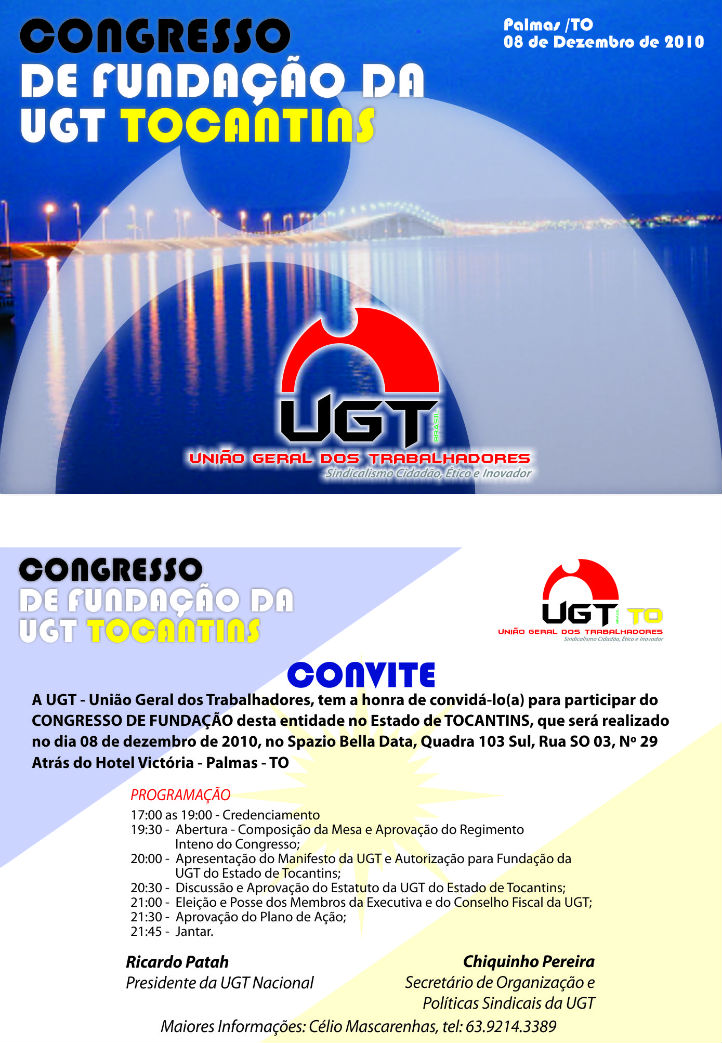 Tocantins ganha estadual da UGT