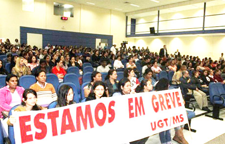 UGT-MS: Trabalhadores asseguram  negociação de Acordo Coletivo através de greve