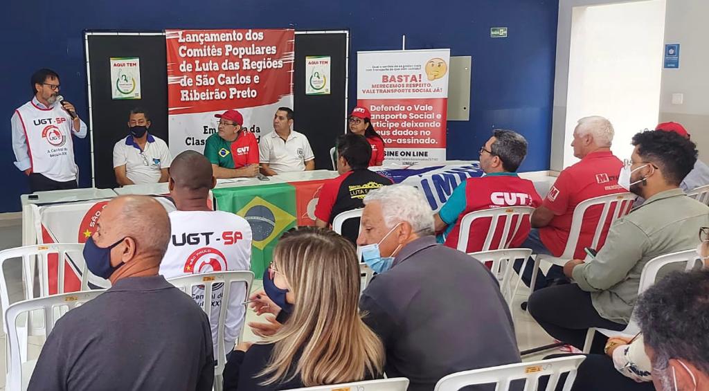 UGT-SP participa de lançamento de Comitê Regional de Luta de São Carlos e Ribeirão Preto