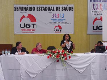 UGT Santa Catarina realizou o 1º Seminário Estadual de Saúde