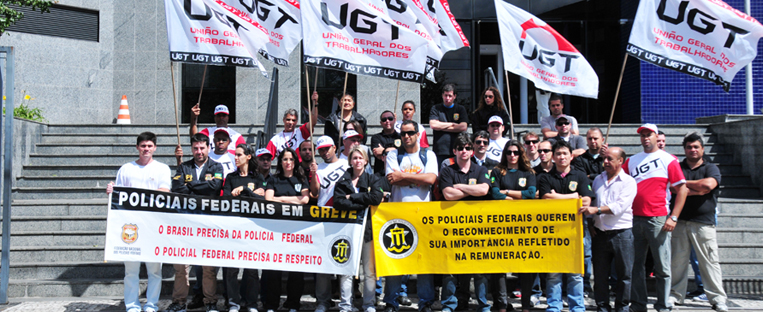 UGT apoia manifestação dos servidores da Policia Federal