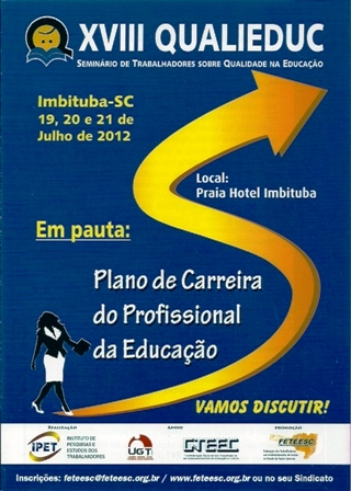 UGT discute plano de carreira em Santa Catarina