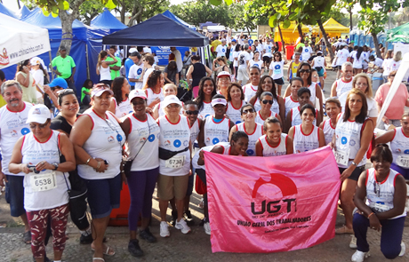 UGT do Rio participa da Corrida e Caminhada contra Câncer de Mama